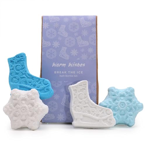 Bombes de bain Break The Ice : galets effervescents pour soin du corps et bain moussant