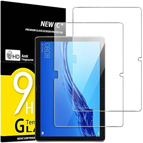 NEW'C 2 Piezas, Protector Pantalla para Tablet Huawei MediaPad M5 Lite (10,1) Cover