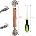 Rolling Screen Tool,Screen Tools for Installing Door Screens Window,Spline Tool,Screen Repair Tool Spline Roller for Installing Door Screen Window,with Steel Wheels and Layering Hook Tool