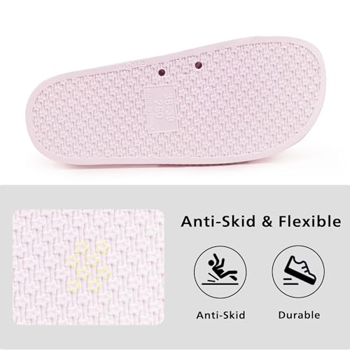 Image of Fur Story Womens Slides House Slippers Rhinestone Glitter Slides Cute bling Flat for Women Platform Sandals Cozy Bedroom Slippers Shower Shoes
