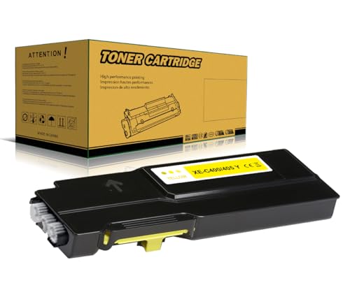 Toner compatible Xerox C400 C405 jaune fini les impressions ternes