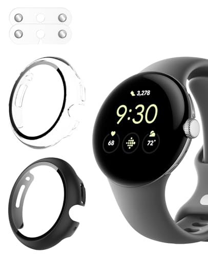 For Google Pixel Watch 4 45mm p P[X+[d⏕A_v^[ YAJOJO ی KXtB ̌^ Jo[ X}[gEHb` 3DȖʋtB GbW^b` hC菝 hՌ h~ Sʕی EȒP yu