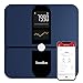 TERRAILLON - COLOR CONNECT - Balance connectée Bluetooth, Fréquence cardiaque, Masses:graisseuse-musculaire-hydrique-osseuse, IMC, Capacité 180 kg, Graduation 50g, Ecran Multi affichage Couleur, Bleu