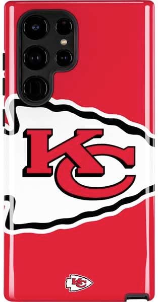 Skinit Impact Phone Case Compatible with Galaxy S25 Ultra - Officially Licensed NFL Kansas City Chiefs Large Logo Design
