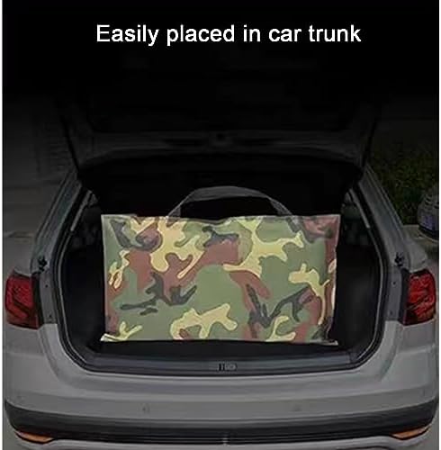 Portable Folding Stretcher, Aluminum Alloy First Aid Soft Stretcher for Patient Transfer, Outdoor Emergency Rescue, Multifuntional Camo Design, 200x53cm
