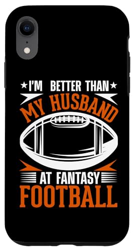Carcasa para iPhone XR American Football Wife Funny American Football Fan Mujeres