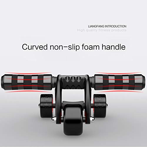 BESPORTBLE - Rolo de exercícios abdominais para treino de abdômen, roda, equipamento de ginástica pa