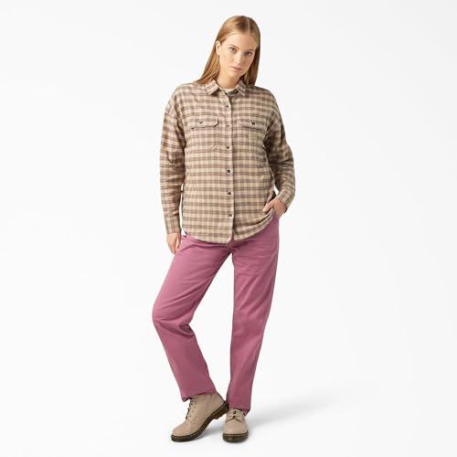 Dickies Women's Long Sleeve Flannel Shirt2