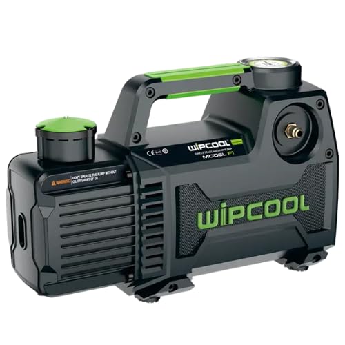 Wipcool Double Stage Vacuum Pump 2F1R, Double Stage High Pressure, Capacity of 71 L/min For Specially designed for Air Conditioners Purpose) perfectly used with every product where vacuum is required