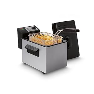 FRITEL Freidora A101M – con zona frÃa – 3 litros – 2000 vatios – tapa antipolvo de plástico