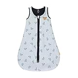 Steiff Baby - Jungen Mit Süßer Steiff-teddybärapplikation Schlafsack, Kentucky Blue, 90 EU