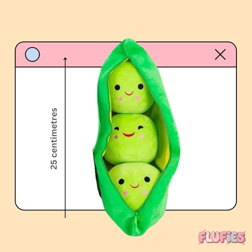 Image of Flufies Plush Toys - Snuggly and Aesthetic Stuff Plush Toys and Baby Toys - Soft Toys for Baby Girl and Baby Boy - Soft Toys for Girlfriend Gift (Mutter)