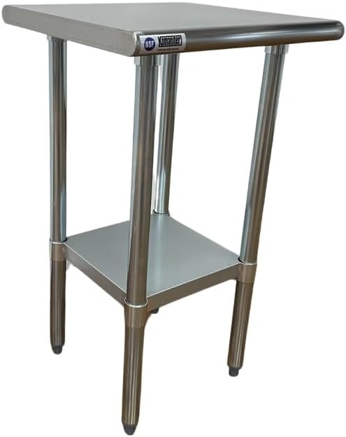 Komander Stainless Steel Worktable 20" X 20" X 34"H NSF