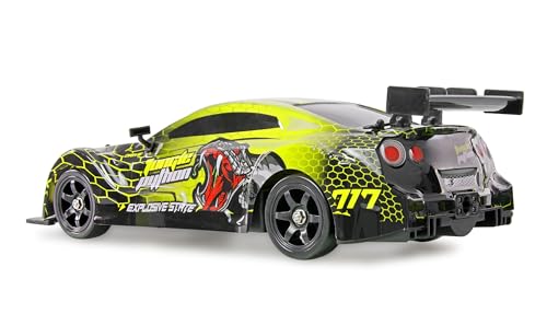 Voiture GTR télécommandée drift 4 roues motrices avec effet de fumée