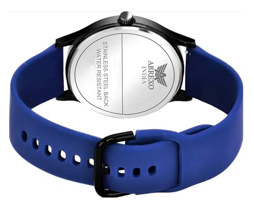 Image of Speed-Master Series Round Dial Date Working Silicone Strap Analog Quartz Mechanism Boys Watch for Men