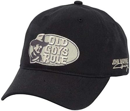 Old Guys Rule Mens John Wayne The Duke Hat One Size Black