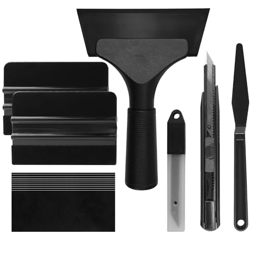 FAELNK Folierungs Werkzeug Set Rakel Set für Tönungsfolie Auto Folierung Set Auto Vinyl Werkzeug Kit Auto Folierung Set für Folierung für Car Wrapping Folie FensterfolienTapeten
