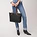 Fossil Women's Rachel Leather Tote Bag Purse Handbag, Black/Brown (Model: ZB7507001)