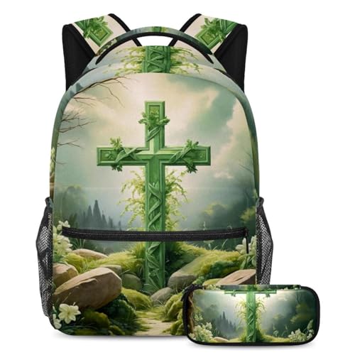 Ensemble de cartables tendance 2 pièces enfants sac à dos scolaire multicolore pour ados