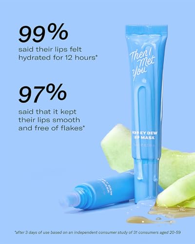 Then I Met You Honey Dew Lip Mask, Nourishing & Moisturizing Lip Mask & Exfoliating Balm with Honeydew, Squalane plus Honey Extract, 0.5 oz - Image 5