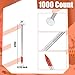 Therwen 1000 Count 21 Degree Framing Nails Full Round Head Collated Framing Ring Shank Hot Dipped Galvanized Nails Plastic Row Fixed for All Pressure Treated Lumber(2 Inch X 0.113 Inch)