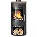 Produktbild Justus 4810 32 Mino Kaminofen Stahl Schwarz mit Keramik-Abdeckplatte Grappa