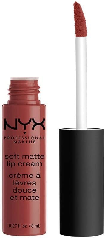 NYX Professional Makeup Soft Matte Lip Cream, Creamy and Matte Finish, Highly Pigmented Colour, Long Lasting, Vegan Formula, Shade: Rome