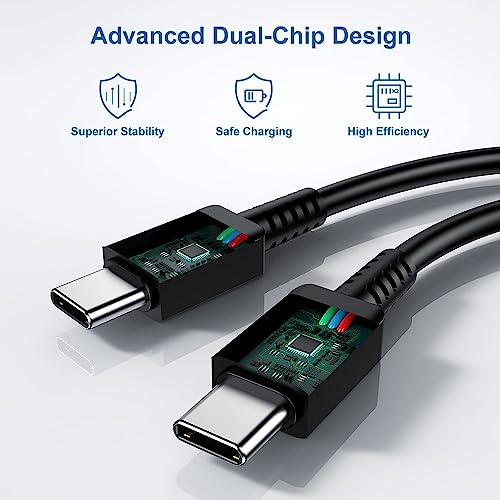 Image of 25W Type C Charger Super Fast Adapter with C to C 3.3Ft Cable Wall Charging Block Compatible for M14 /A14 /F14 /M33 /F23 /A34 /A54 /F54 /F34 /M34 5G Cellular Phone, 25 Watt, Black