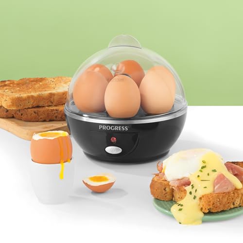 Progress EK2783P Electric Egg Boiler – Cooker/Poacher/Steamer for Soft, Medium or Hard-Boiled Eggs, Energy Efficient, Holds Up To 6 Eggs, Includes Poaching Trays, Auto Shut Off, 430W - Image 7