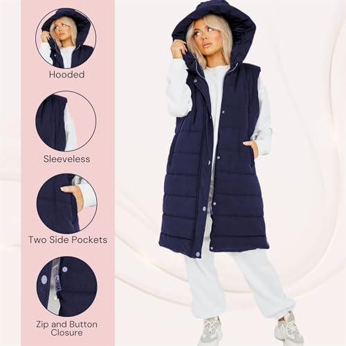 Chaleco acolchado con cremallera mujer chaleco ligero de abrigo casual 2
