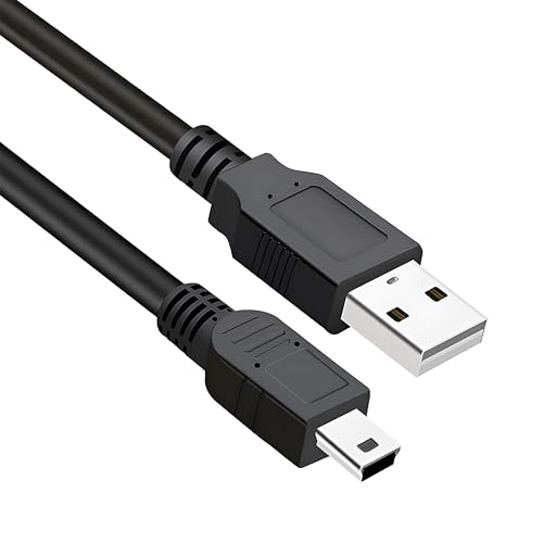Image of Storite 60Cm Usb 2.0 A To Mini 5 Pin B Cable For External Hdds /Camera /Card Readers, Black