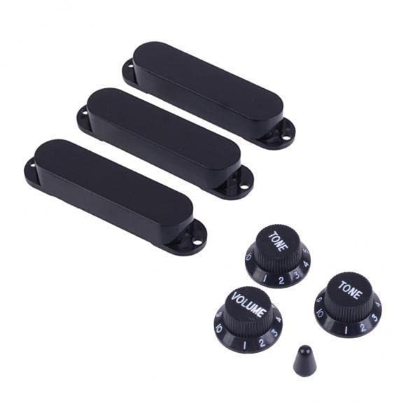Bnf® 3xSingle Coil Pickup Cover Crontrol Knob Tip for Electric Guitar Black Musical Instruments & Gear | Guitars & Basses | Parts & Accessories | Guitar Parts | Pickups-image-41