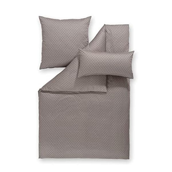 ESTELLA Beddengoed Melina Mako Satin 7155 Kleur Nougat 140x200 70x90 cm