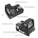 UUQ Mini Reflex Green Dot Sight Shake Awake Optic Sight for Rifles, Pistols and Shotguns 2MOA,12 Brightness Adjustment Red Dot Scope,Suitable for RMR/SRO and 20mm Picatinny Rail