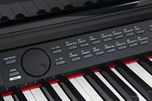 Classic Cantabile DP-A 410 Piano Numérique – 88 touches clavier électronique – Synthetiseur avec USB-MIDI, 600 voix, 128… - Les Beatles, Paul McCartney, John Lennon, RIngo Starr, George Harrison Classic Cantabile DP-A 410 Piano Numérique - 88 touches clavier électronique - Synthetiseur avec USB-MIDI, 600 voix, 128… – Image 6