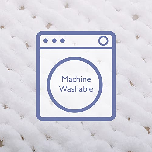 Chunky Knit Blanket Throw 40X40, Soft Chenille Knitted Throw Blanket, Small Throw Blanket Chunky Yarn, Thick Cable Knit Throw, Cute Rope Knot Throw Blankets For Couch Bed Sofa (White) #TOP6