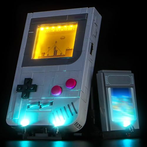 Set di luci a LED compatibile con Lego 72046 Game Boy (nessun modello), set di illuminazione decorativa compatibile con Lego Game Boy