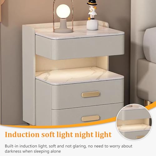 Table d'appoint étroite en bois avec lampe pour gagner de la place - 4