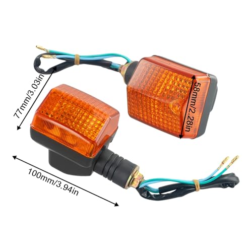 Luces de parada ámbar traseras para solucionar averías en Shadow 750 6