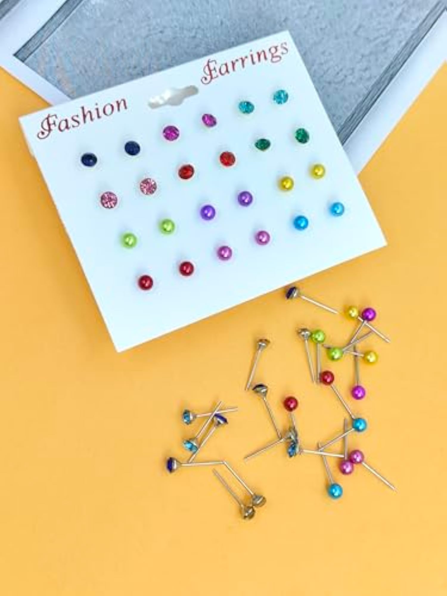 12 Pairs Small Stud Earrings Set for Women