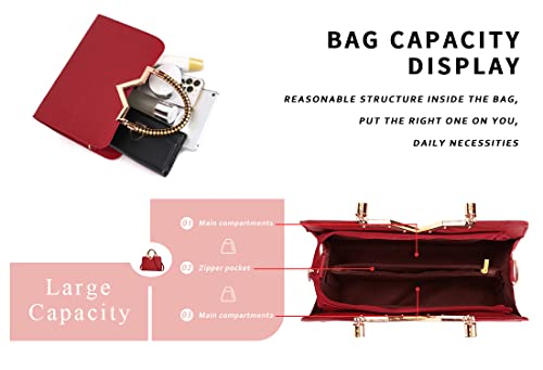 Image of JHVYF Shoulder bags for Women Trendy Crossbody bags Casual Satchels Purse Ladies' Tote Bag