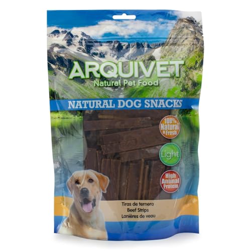 Arquivet - Straccetti di manzo (1 Kg) - Snack naturali per cani