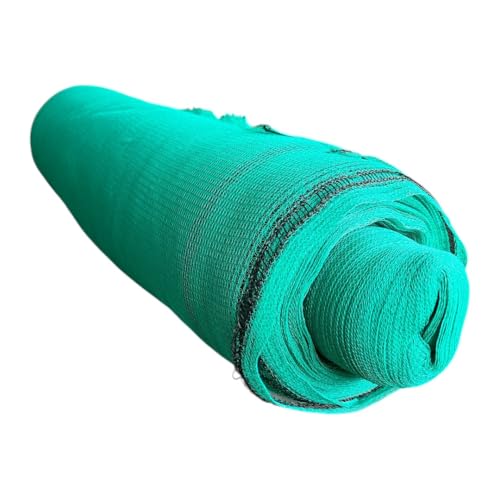 Forest Master Heavy-Duty Green Scaffolding Mesh Debris Netting - Large Coverage Heavy Duty GSM 60 Fabric Weather Resistant and Easy to Install - 2m x 50m Roll