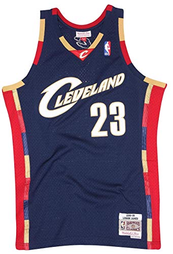 Mitchell & Ness James Lebron 23 Replica Swingman NBA Jersey Cleveland Cavaliers Navy HWC Basketball Trikot