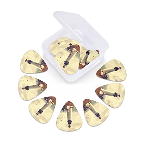 Old Lighthouse Lot de 3 médiators en celluloïd coloré pour guitare basse, amateurs de musique, lecteurs de guitare, guitares électriques et acoustiques 0,46 mm, 0,71 mm, 0,96 mm - Les Beatles, Paul McCartney, John Lennon, RIngo Starr, George Harrison Old Lighthouse Lot de 3 médiators en celluloïd coloré pour guitare basse, amateurs de musique, lecteurs de guitare, guitares électriques et acoustiques 0,46 mm, 0,71 mm, 0,96 mm – Image 7