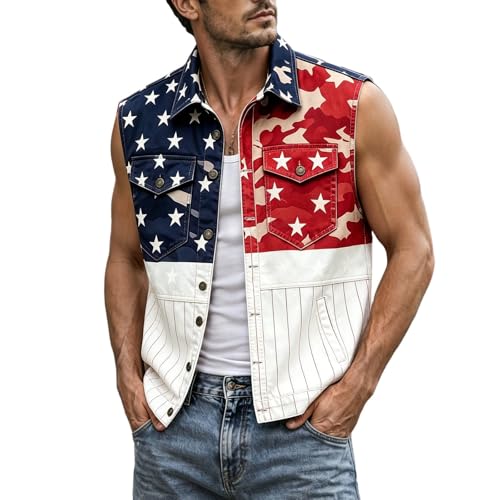 Gilet côtelé vêtement d'extérieur Fête de l'Indépendance mode homme femme