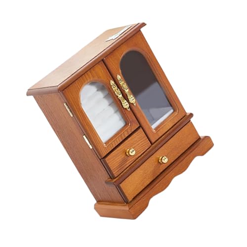 Étui de rangement à bijoux en bois précieux : coffret noble à étages pour bagues et colliers