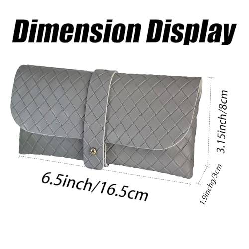 Image of Glasses storage bag Travel sunglasses myopia glasses storage bag Fashion leather storage bag