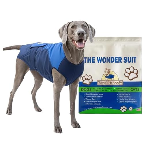SurgiSnuggly Dog Recovery Onesie Suit