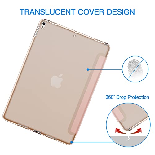 JETech Case for iPad Pro 10.5-Inch and iPad Air 3 (10.5-Inch 2019, 3rd Generation), Smart Cover Auto Wake/Sleep Cover (Rose Gold) by JETech - Image 4